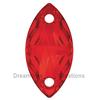 SWAROVSKI 3223 Navette Rhinestones 12x6 Light Siam